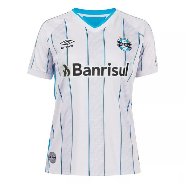 Camiseta Grêmio FBPA 2ª Mujer 2020 2021 Blanco